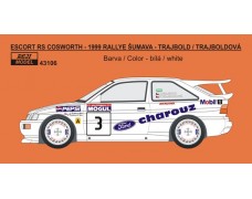 Decal – Escort RS Cosworth - Rallye Šumava 1999 - Trajbold / Trajboldová 1/43